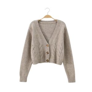 Cropped Cardigan Tops